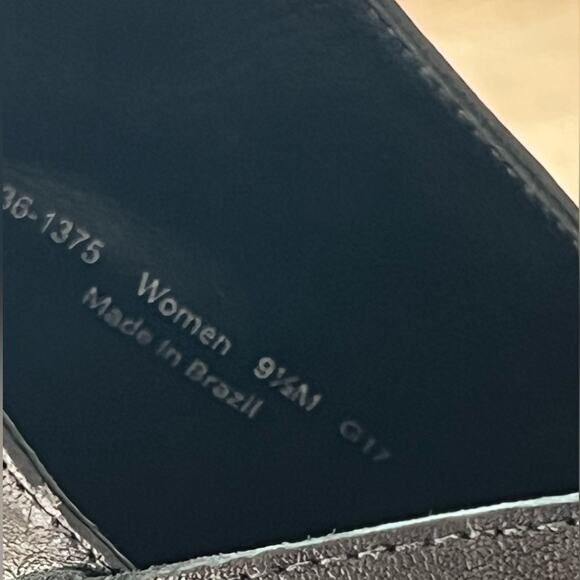 Trask Miriam Black Metallic Mule size 9.5 - Picture 5 of 8